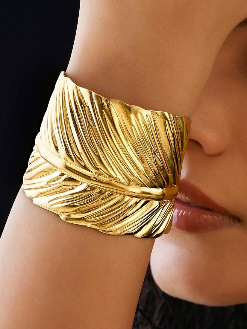 Feather Cuff Bracelet