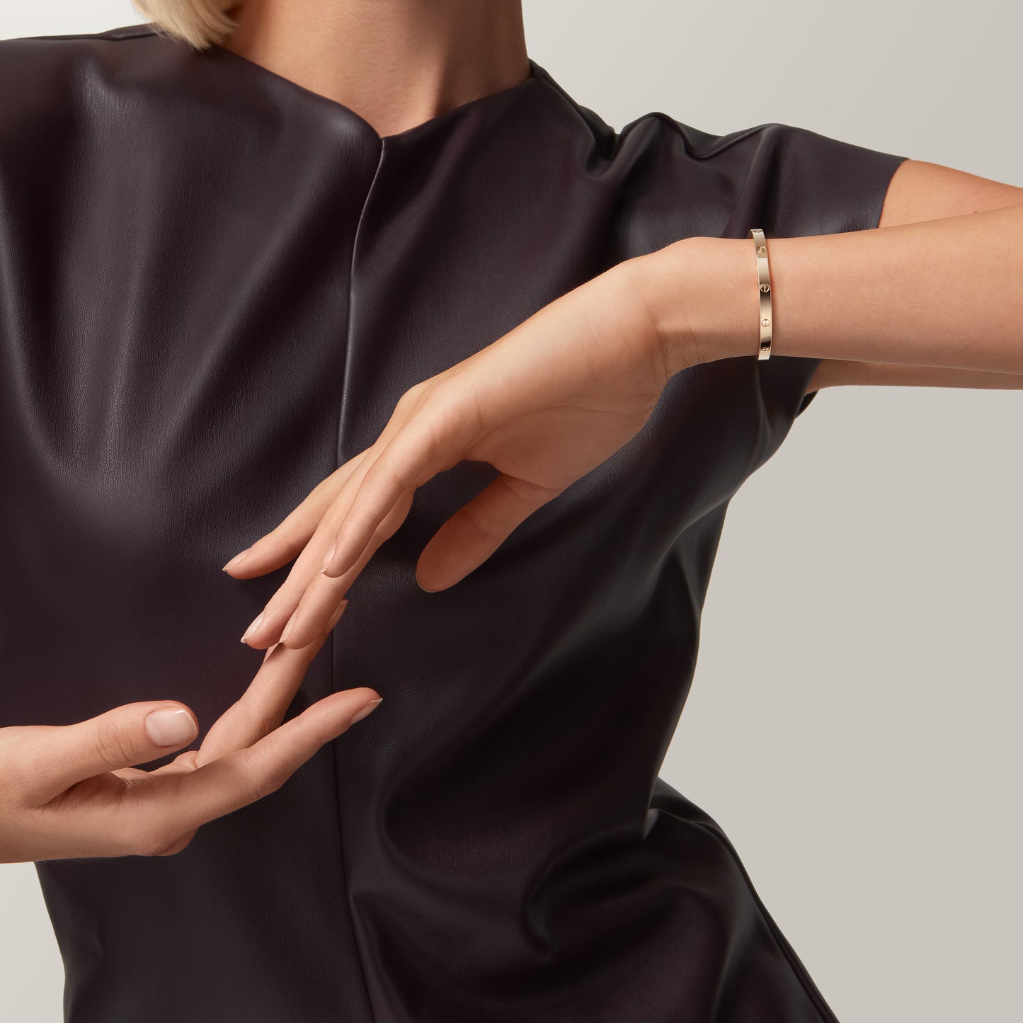 Screw-Motif Bangle
