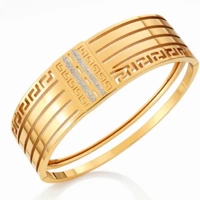 Greek Key Bangle