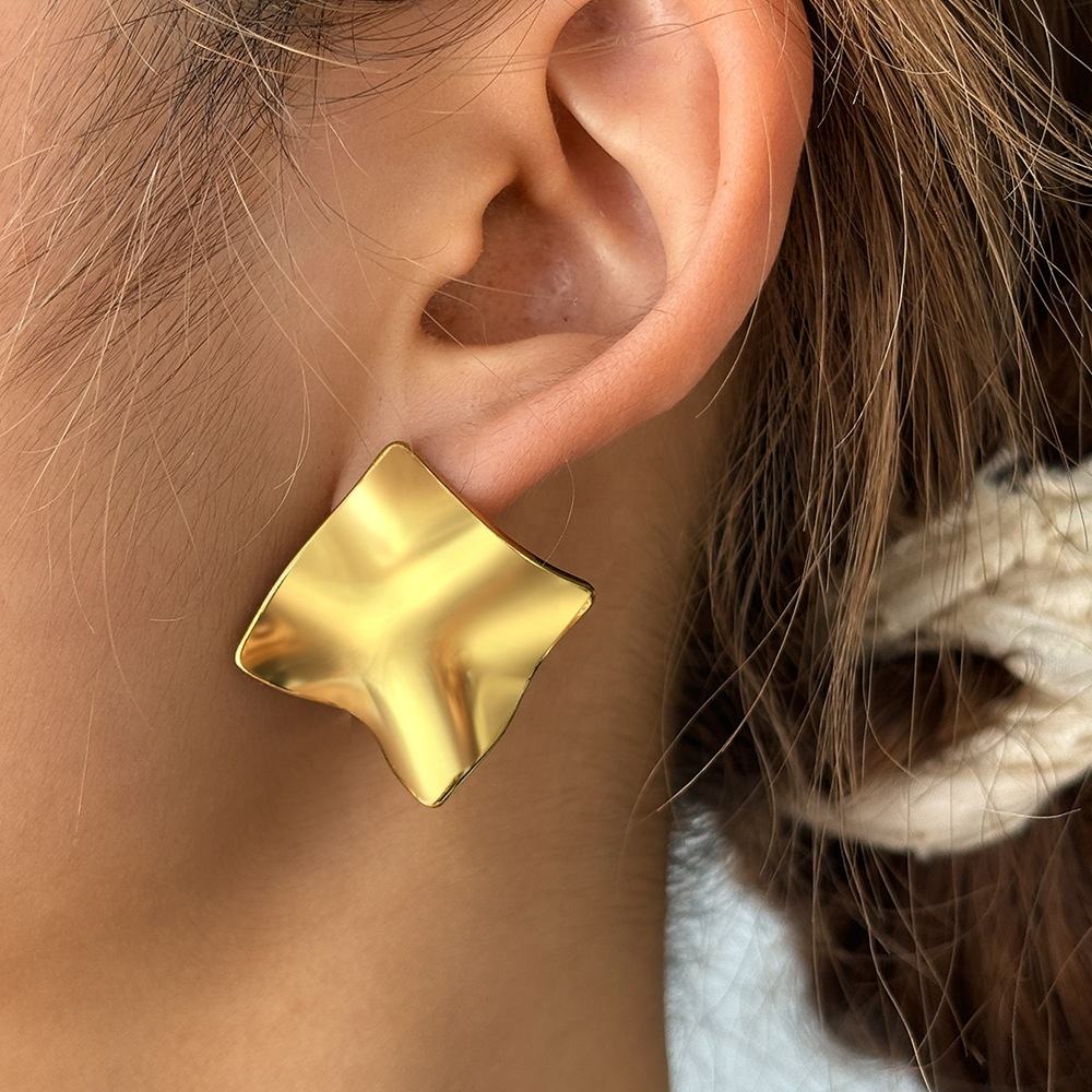 Abstract Kite Stud Earrings