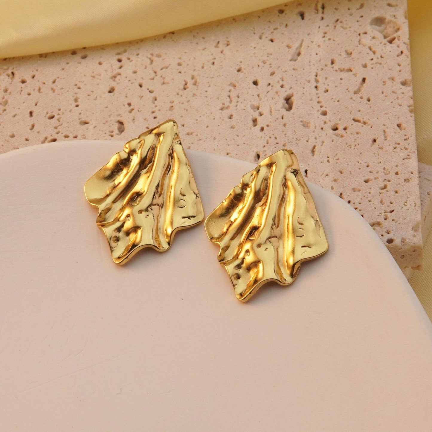 Abstract Wave Earrings