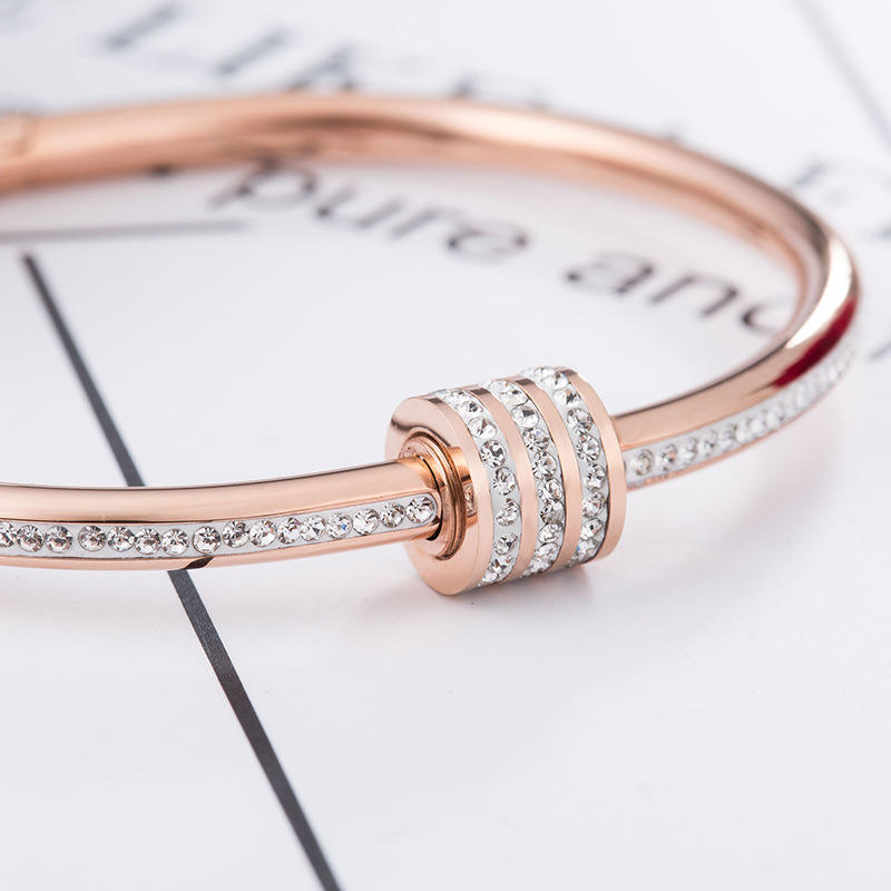 Paved Bar Slider Bangle