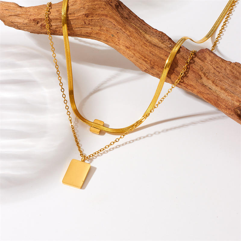 Modern Muse Double Layer Necklace