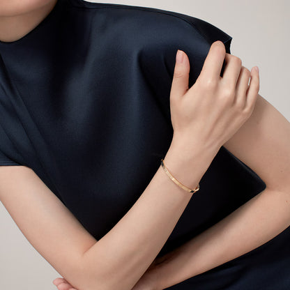 Screw-Motif Bangle