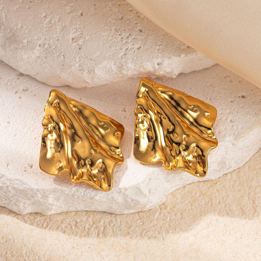 Abstract Wave Earrings