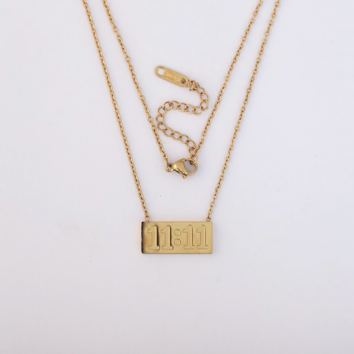11:11 Angel Bar Necklace