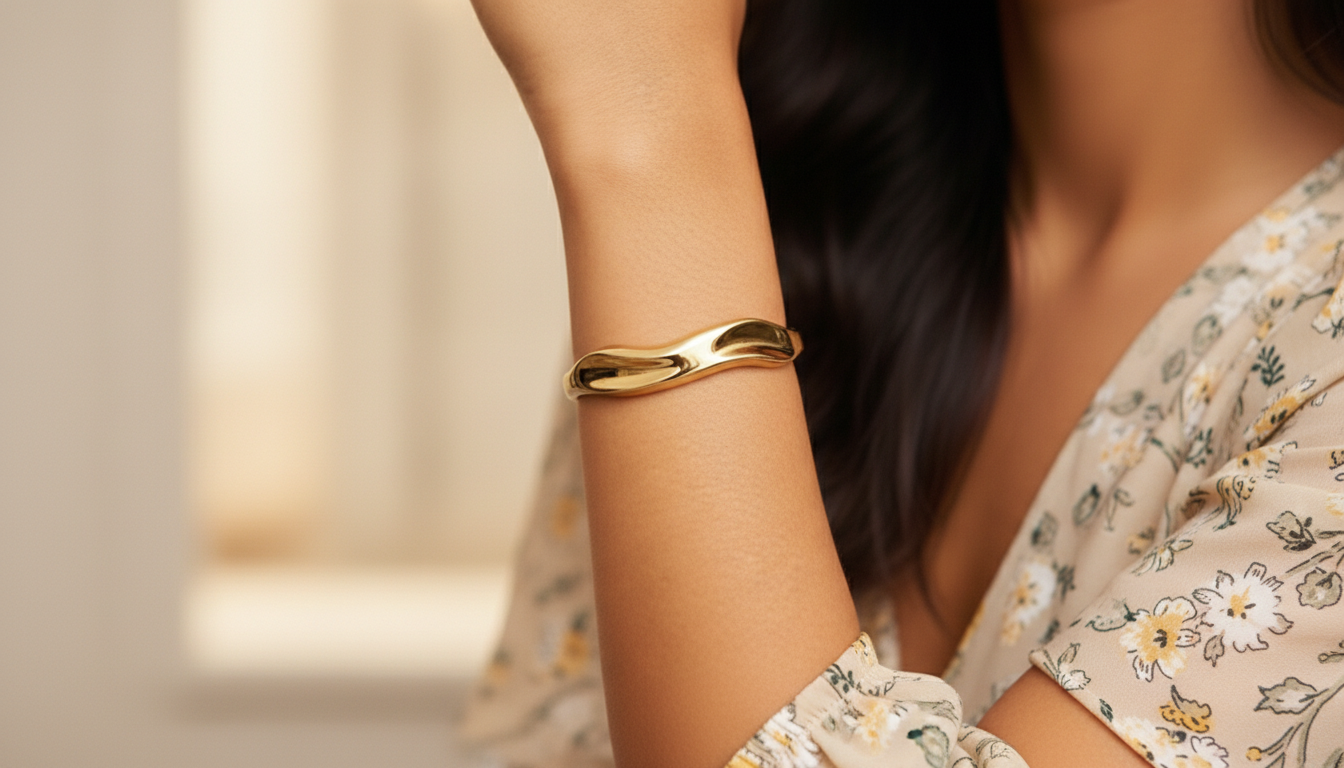 Abstract Flow Bracelet